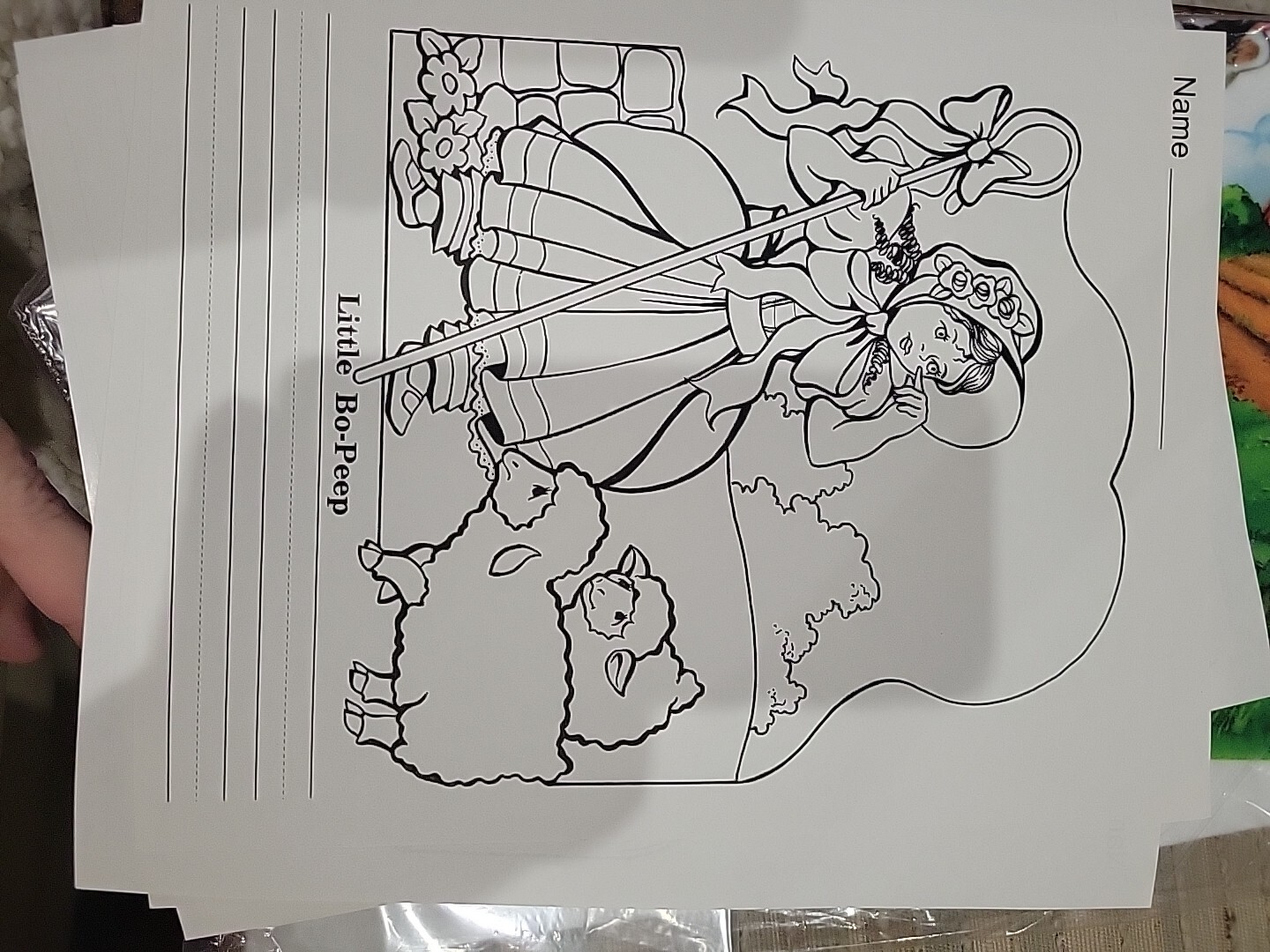 Little Folk Visuals Nursery Rhymes 3 Vintage 1991