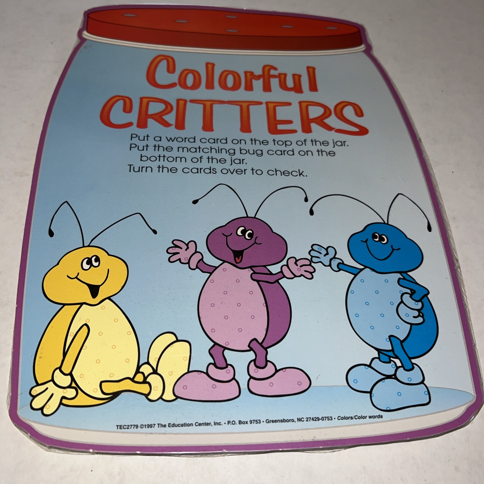 Colorful Critters Grades K-1 Game Color / Color Word Match