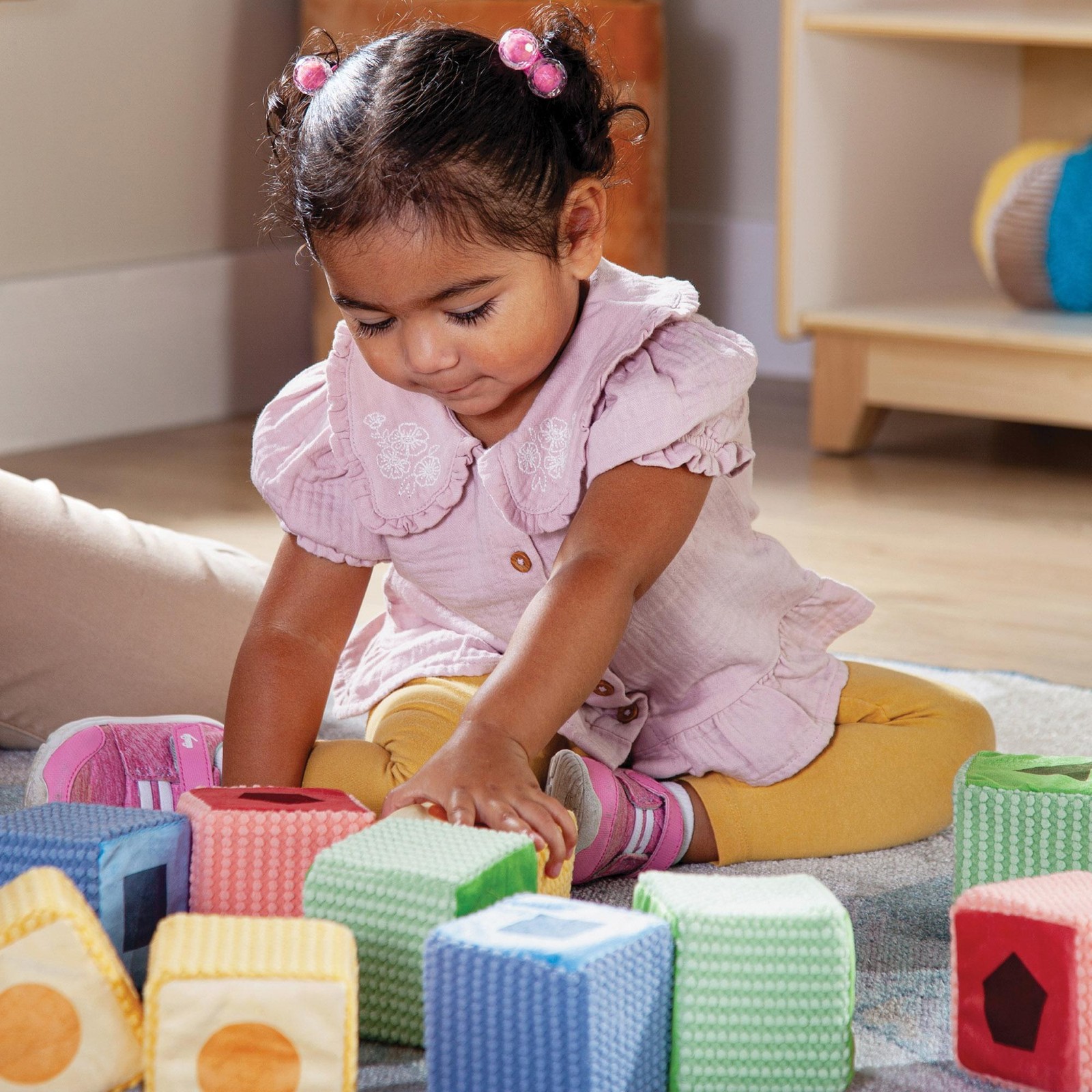 Kaplan Early Learning Soft Shape and Color Blocks – Set of 12