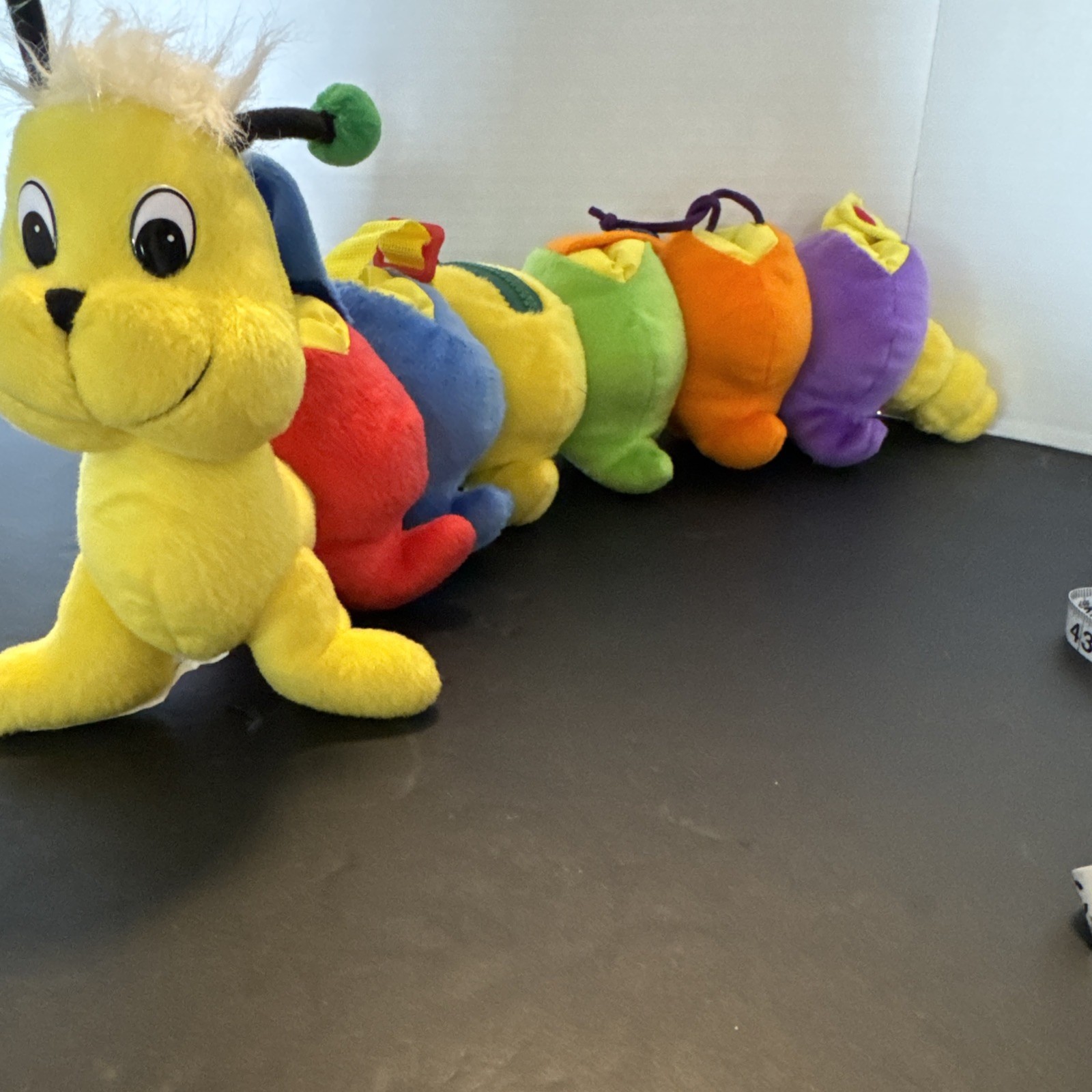 Discovery Toys Caterpillar Dress-A-Pillar Plush Learning Toy 23″ Vintage