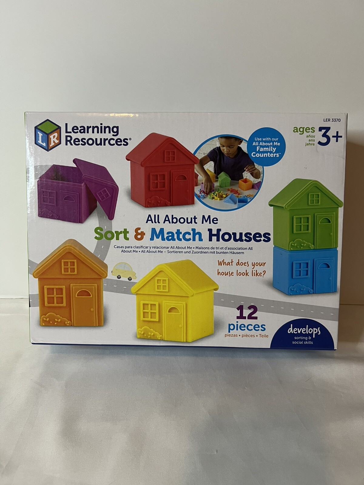 Learning Resources All About Me Sort & Match Houses, Set of 6 NEW