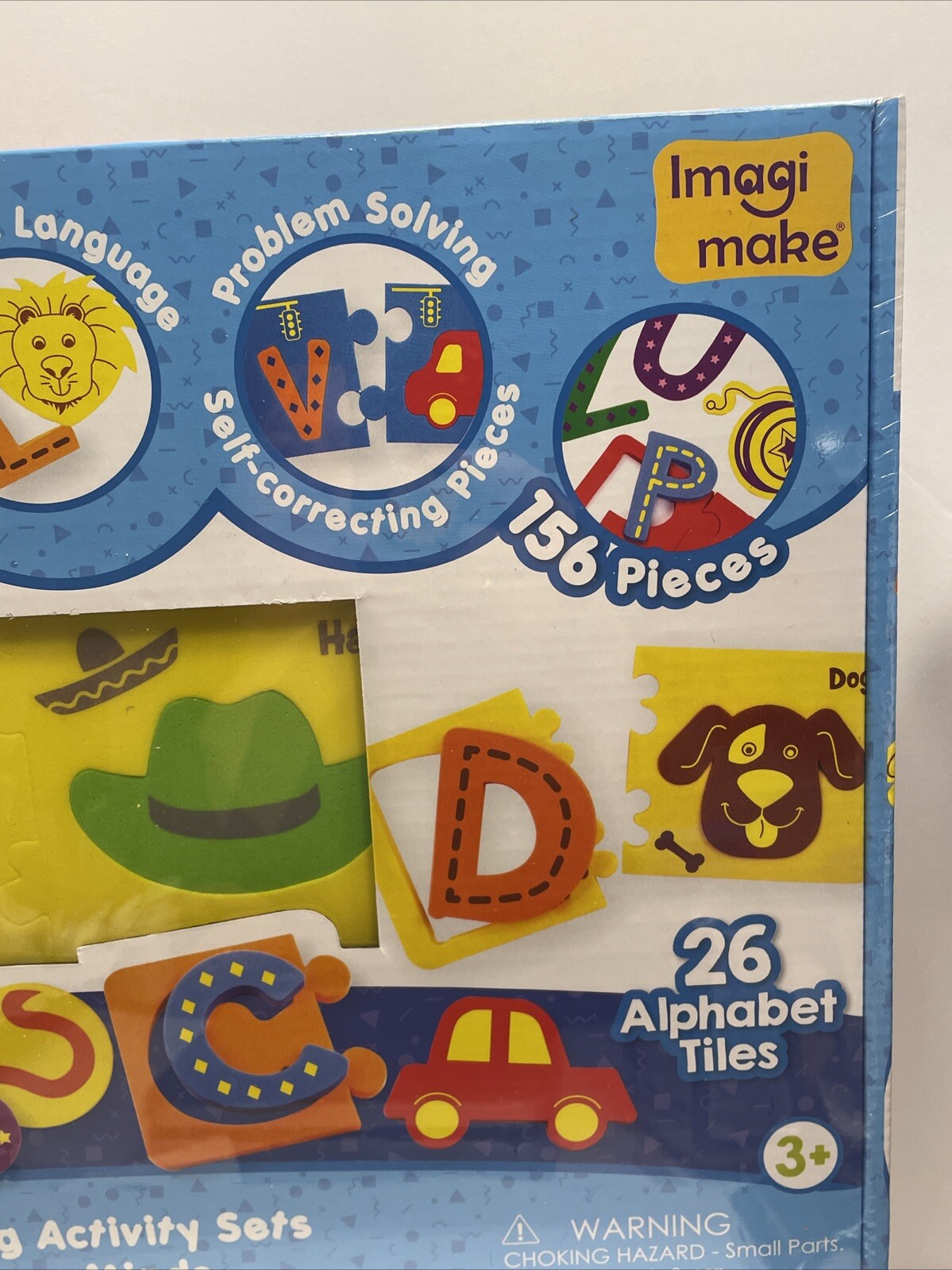 ALPHA PUZZLE 156 PCS AGES 3+ Skill Building Activity Set Problem Solving NEW