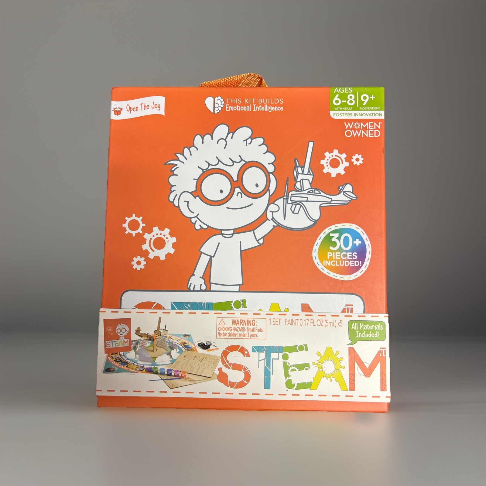 Open The Joy STEAM in a Box Ages 6-8 Builds Emotional Intelligence, Ages 6-8, 9+