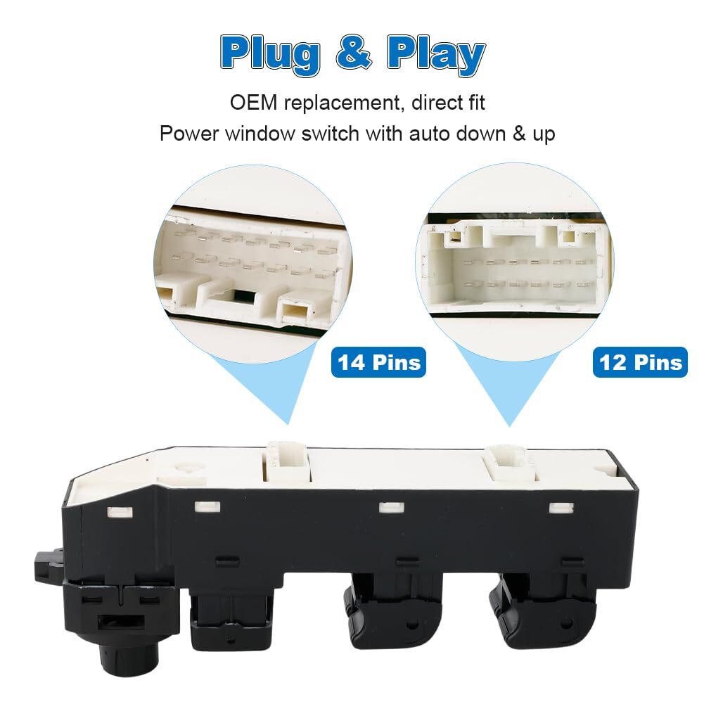 Automatic Power Master Window Switch Compatible with Mazda CX-5 L4 2013 2014