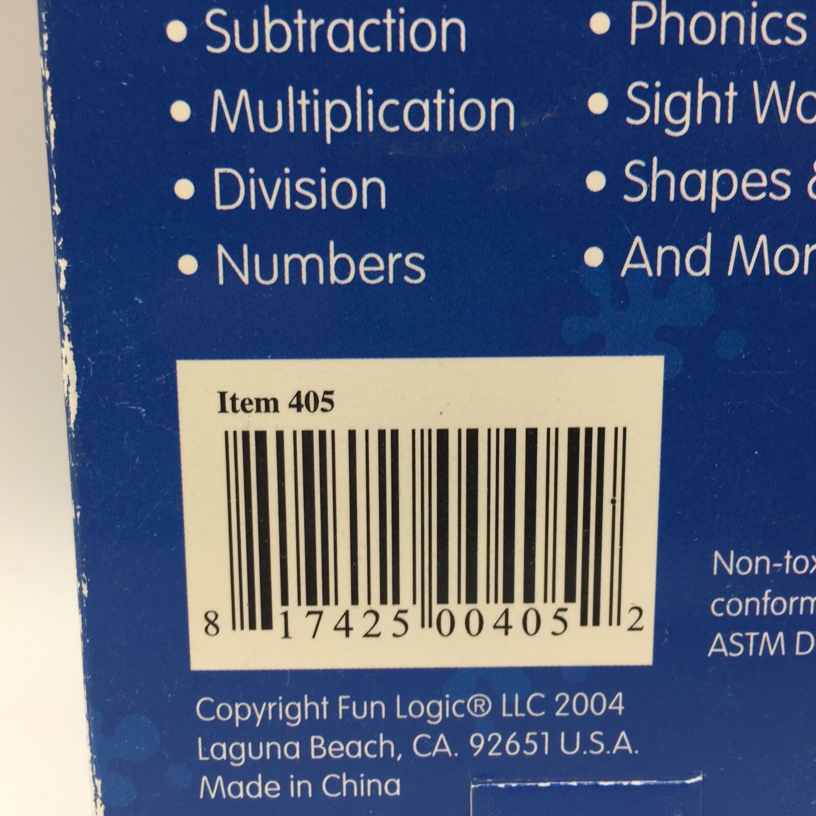 2 Packs Flash Cards School Zone Division 0-12 Fun Logic Alphabet Photo Counting
