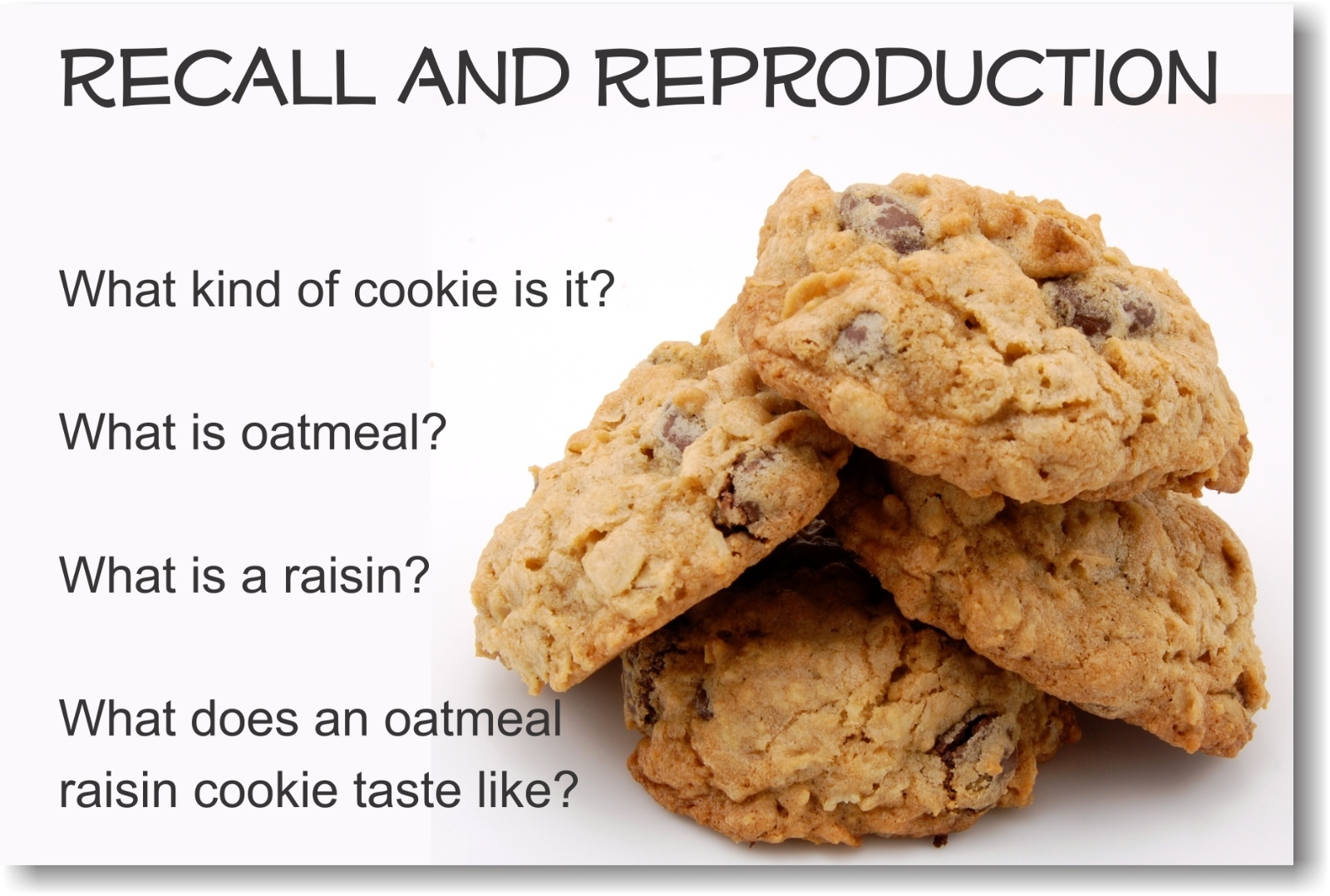 Recall and Reproduction – NEW Classroom Reading and Writing Poster