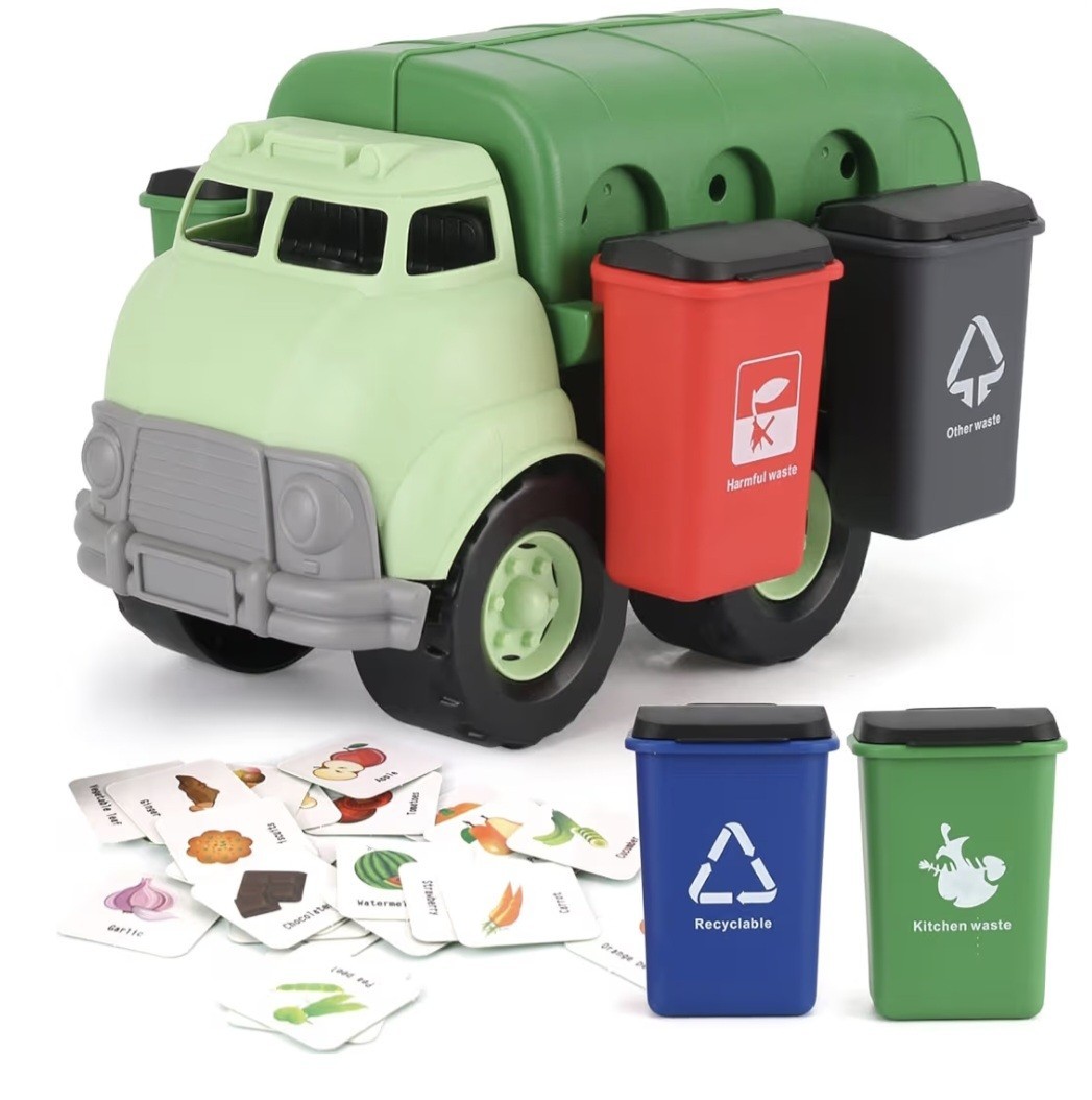 Wasteclassification Teaching Kit Garbage Truck Kids 3 Plus