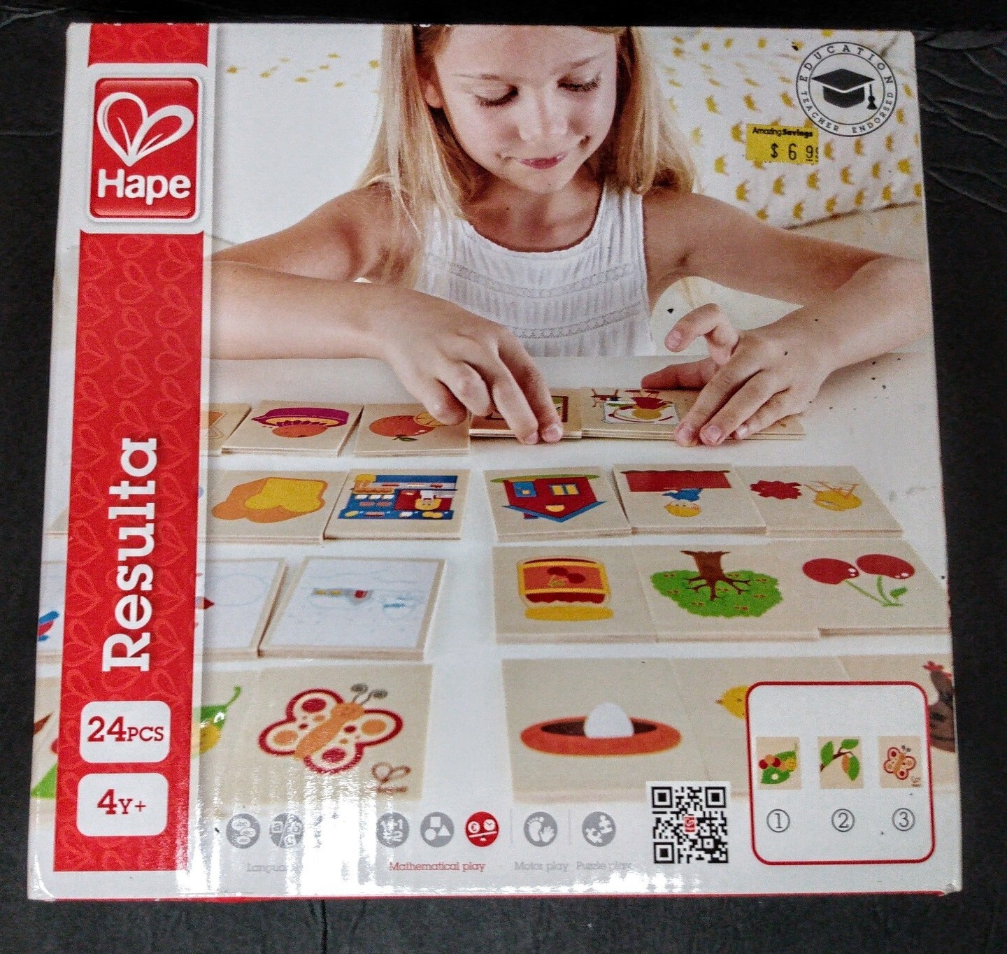 Hape Learning Home School 4+ yrs – Early Education Puzzle Solving Skills – New