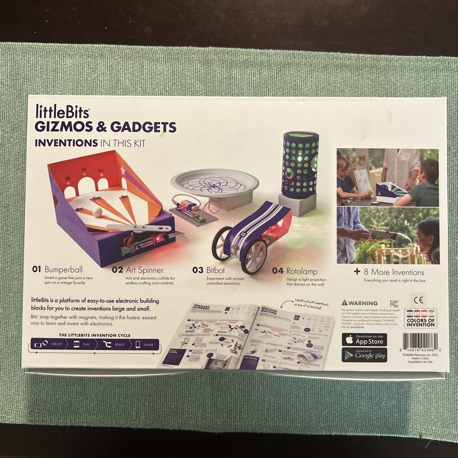 Little Bits Gizmos & Gadgets Kit, STEM – Electronic Bitbot Makers Toy – Sealed