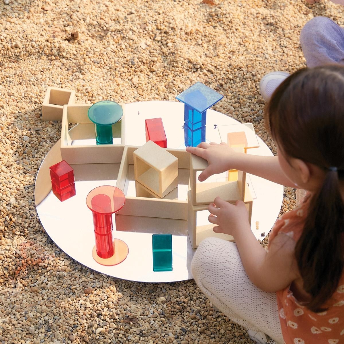 Kaplan Early Learning Discovery Squares – Natural – 6 Pieces