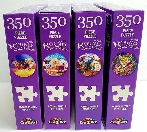 350pc PUZZLE JIGSAW SET LEOPARD EAGLES WILD HORSES PUPPIES DOGS ANIMALS TREATS