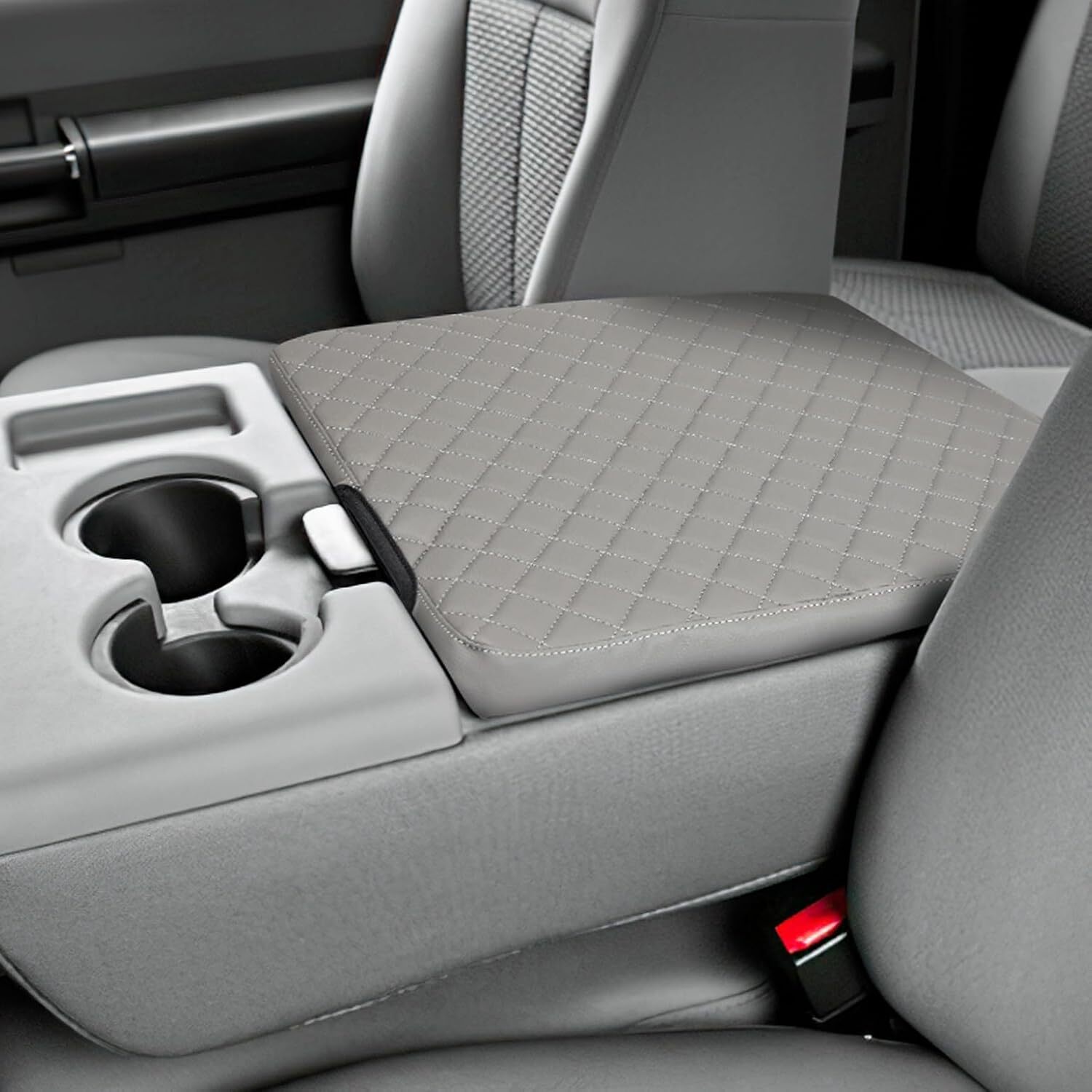 ISSYAUTO Center Console Cover Compatible with 2011-2016 Ford F250 F350 F450