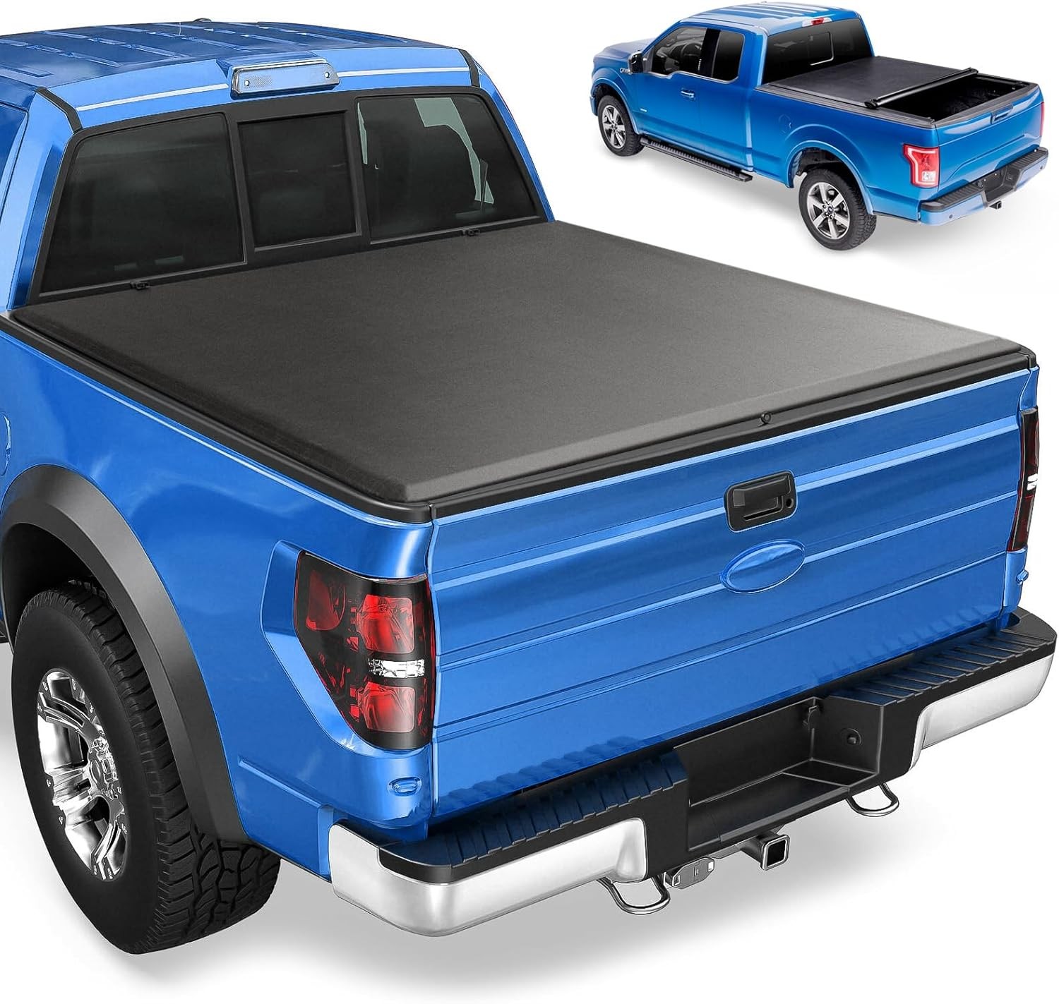 Soft Roll Up Truck Bed Tonneau Cover for Chevy Silverado 2500