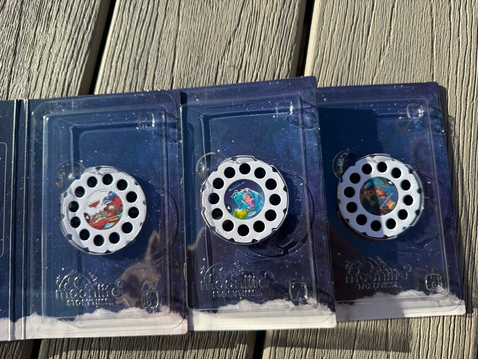 Moonlite Storytime Reels Projector Disney Pixar Toy Story Cars Monsters Inc
