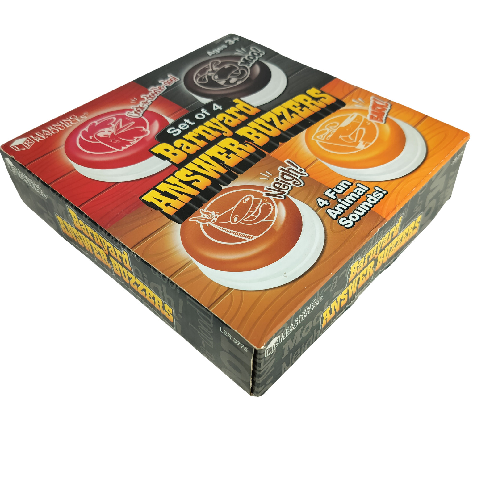 Barnyard Answer Buzzers in Box Teaching Education Game All Tested and Working