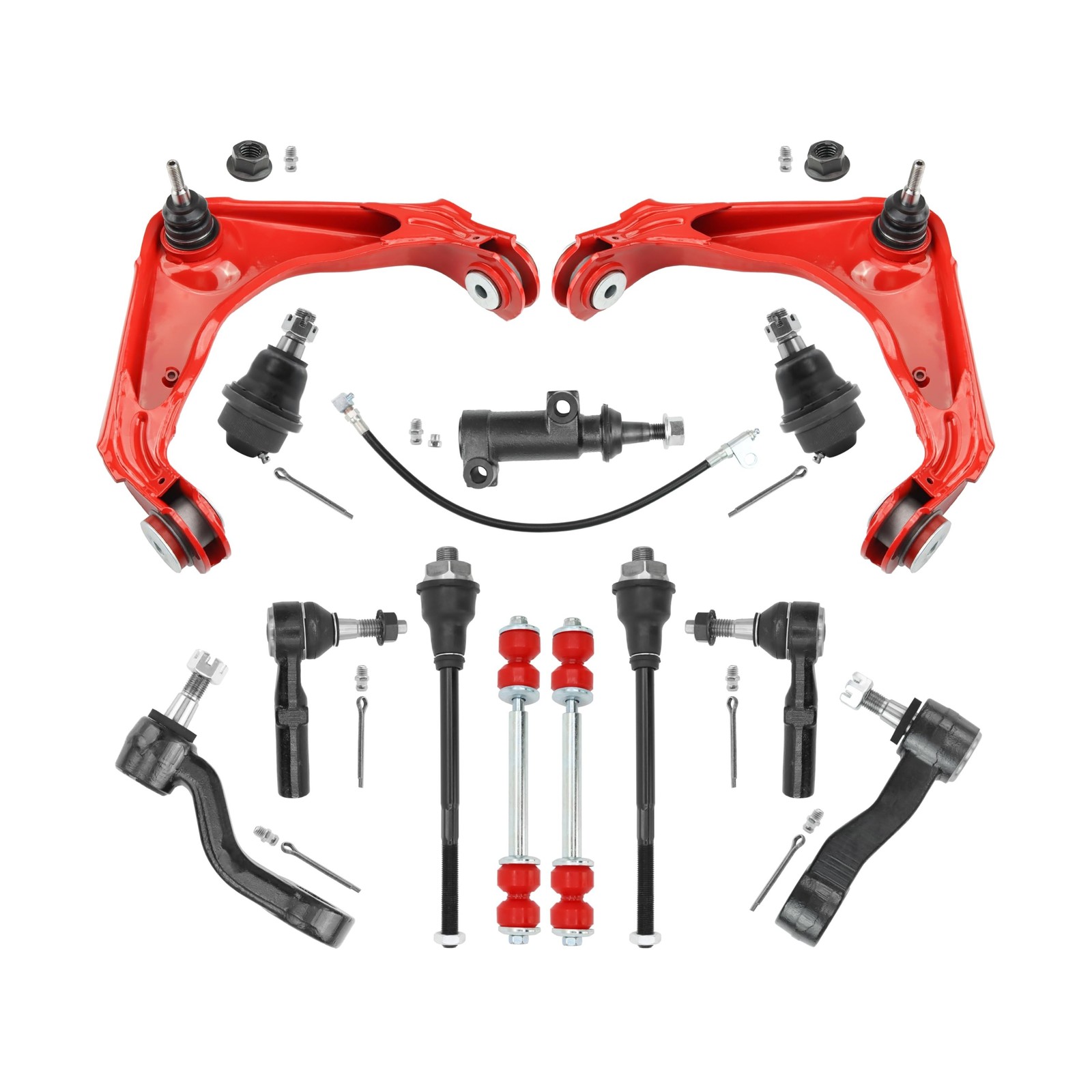 13PC Front End Suspension Kit for Chevy Silverado GMC Sierra 2500HD 3500HD,Su…