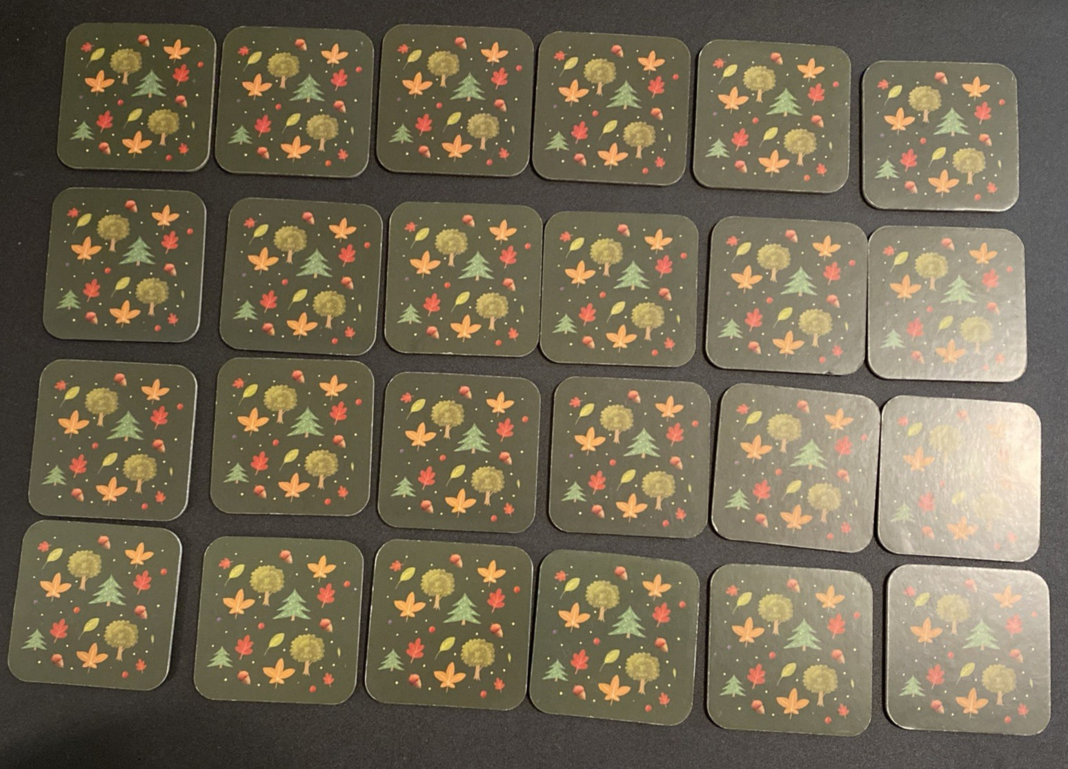 24 piece Memory Game A Year in the Forest by Emilia Dziubak (2023, Game)