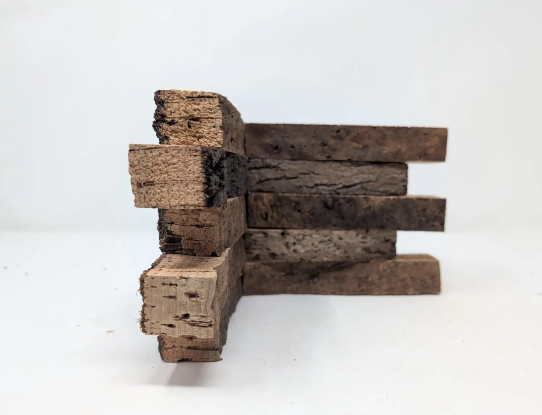 30 Piece Cork Block Building Set Mini Architecture Kit Quiet Educational Toy