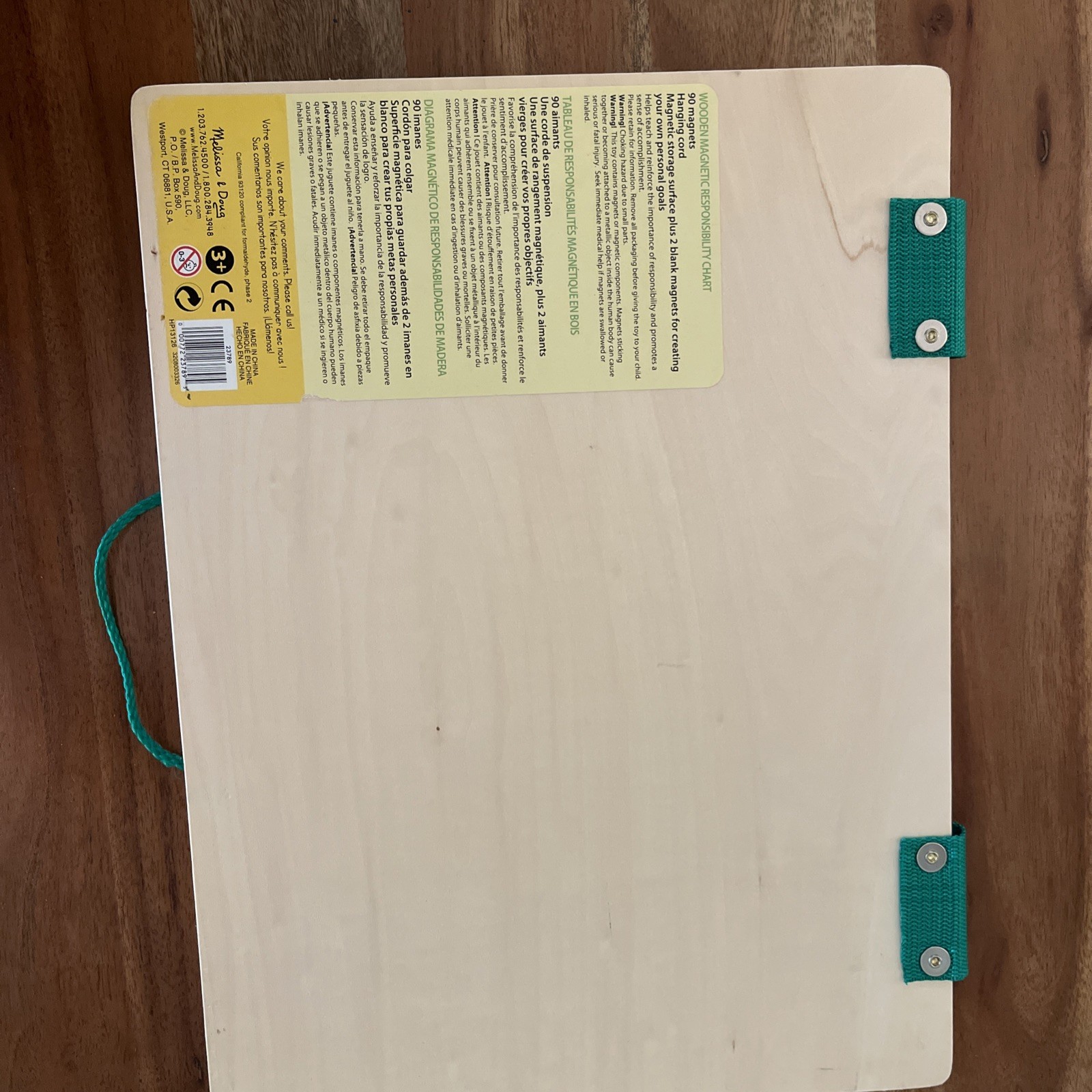 Melissa And Doug Magnetic Sets Responsibility Chart And Monthly Calendar