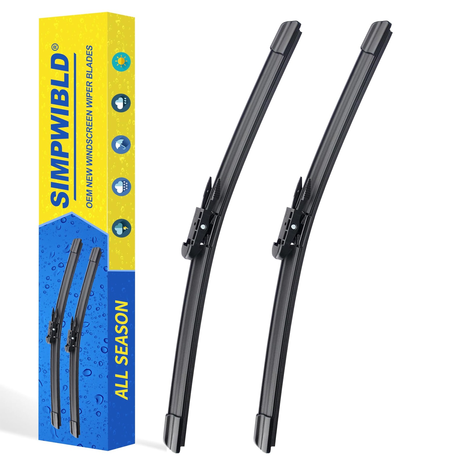 2 Factory Wiper Blades Replacement For 2007-2013 Cadillac Escalade/2007-2013 …