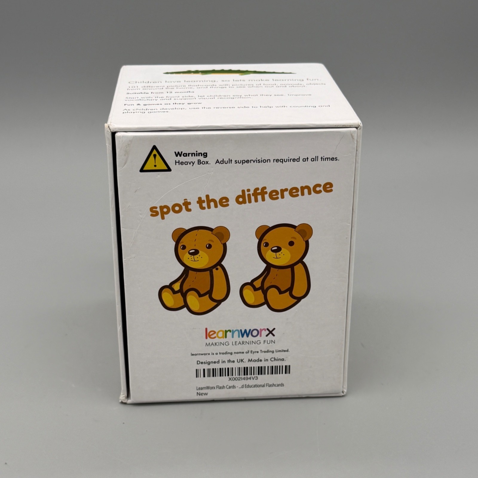 Learnworx Educational Flashcards 101 Unique Designs For Kids Ages 12 Months+