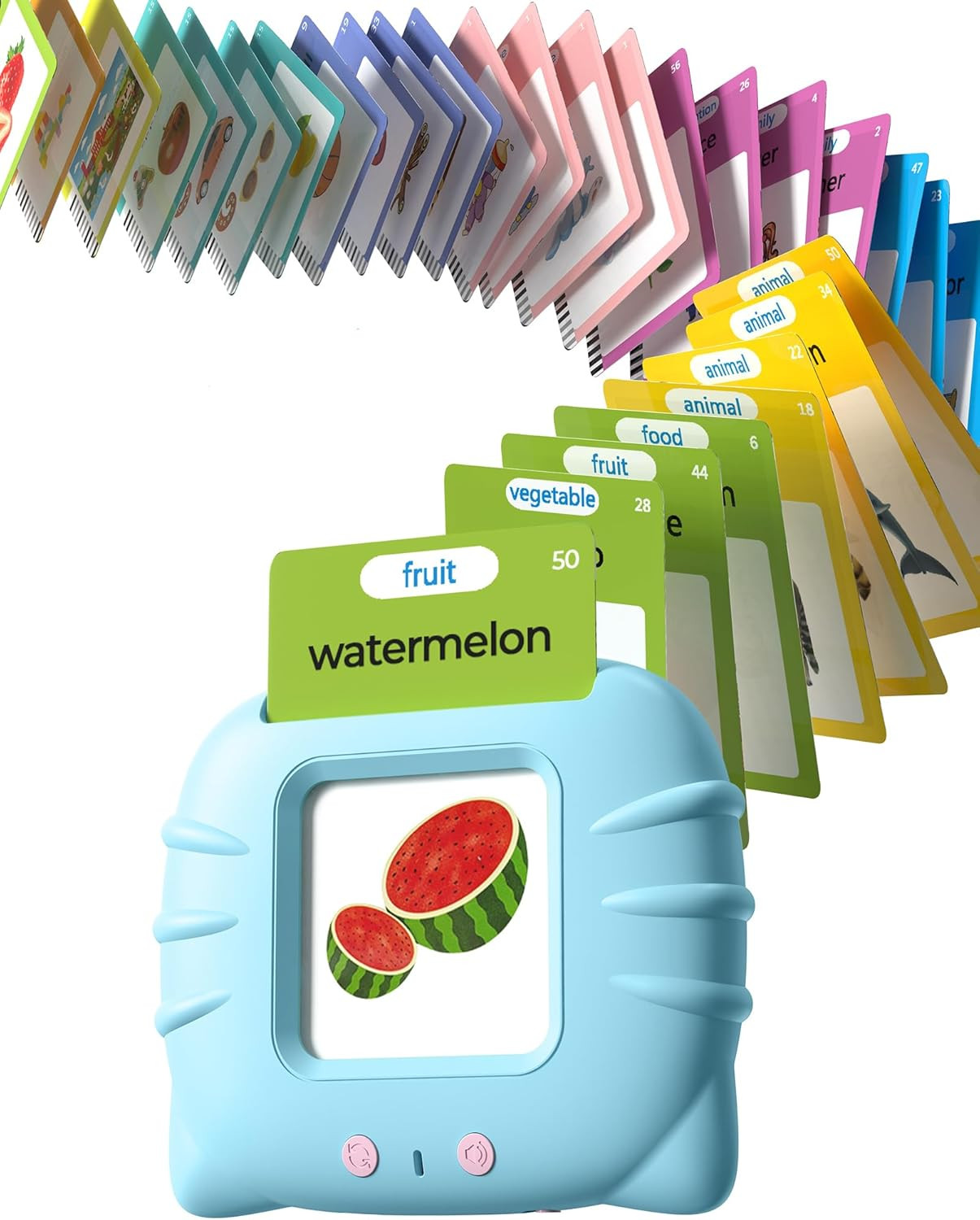 510 Words, Talking Flash Cards for Toddler 1 2 3 4 Year Olds, Language Learning
