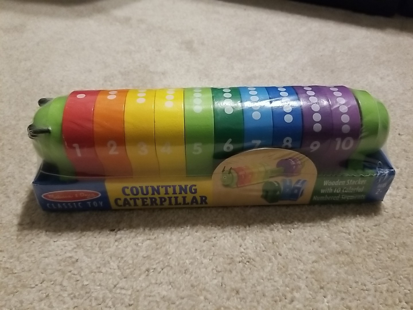 Melisa & Doug Counting Caterpillar Wood Children’s Toy