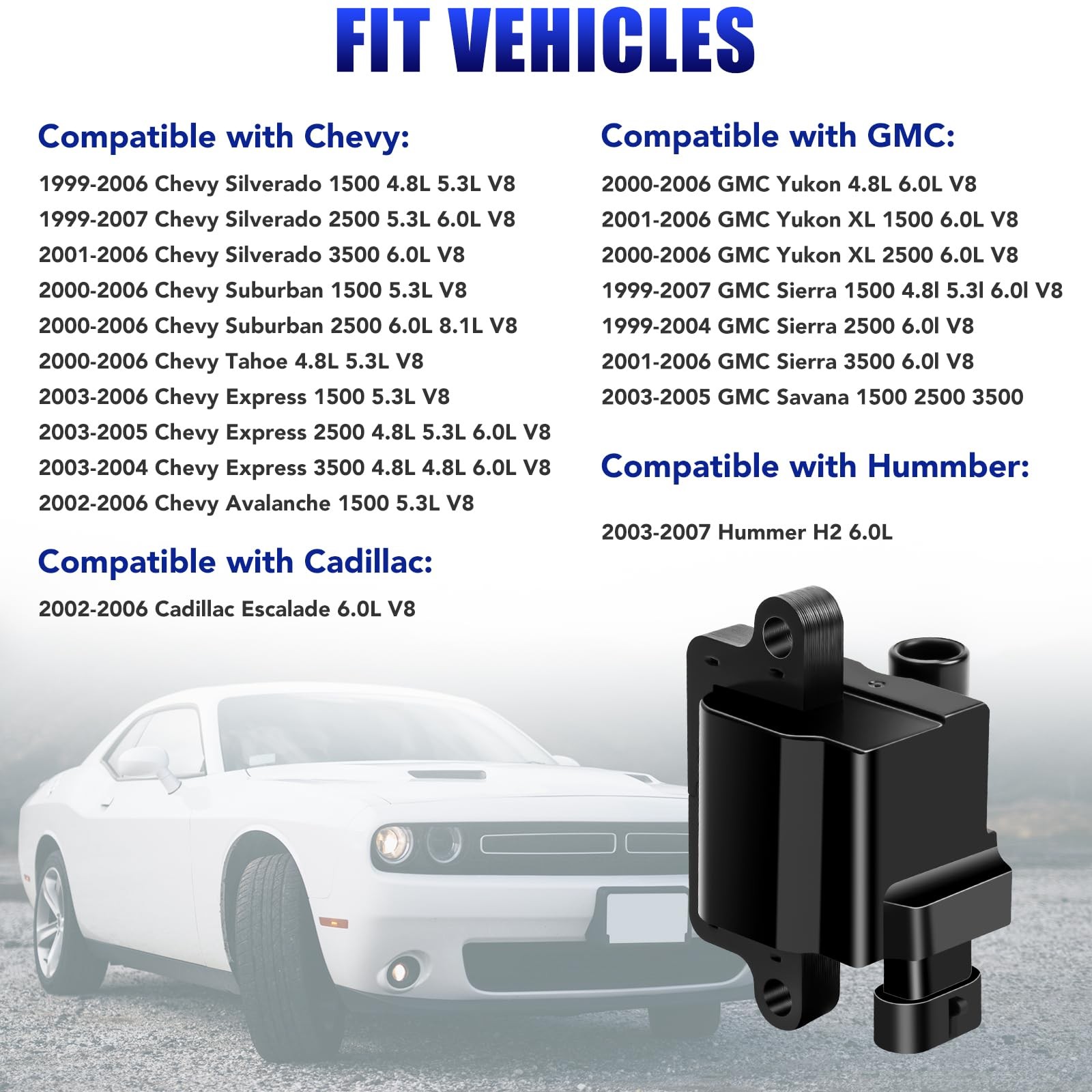 8 Square Coils For Chevy UF271