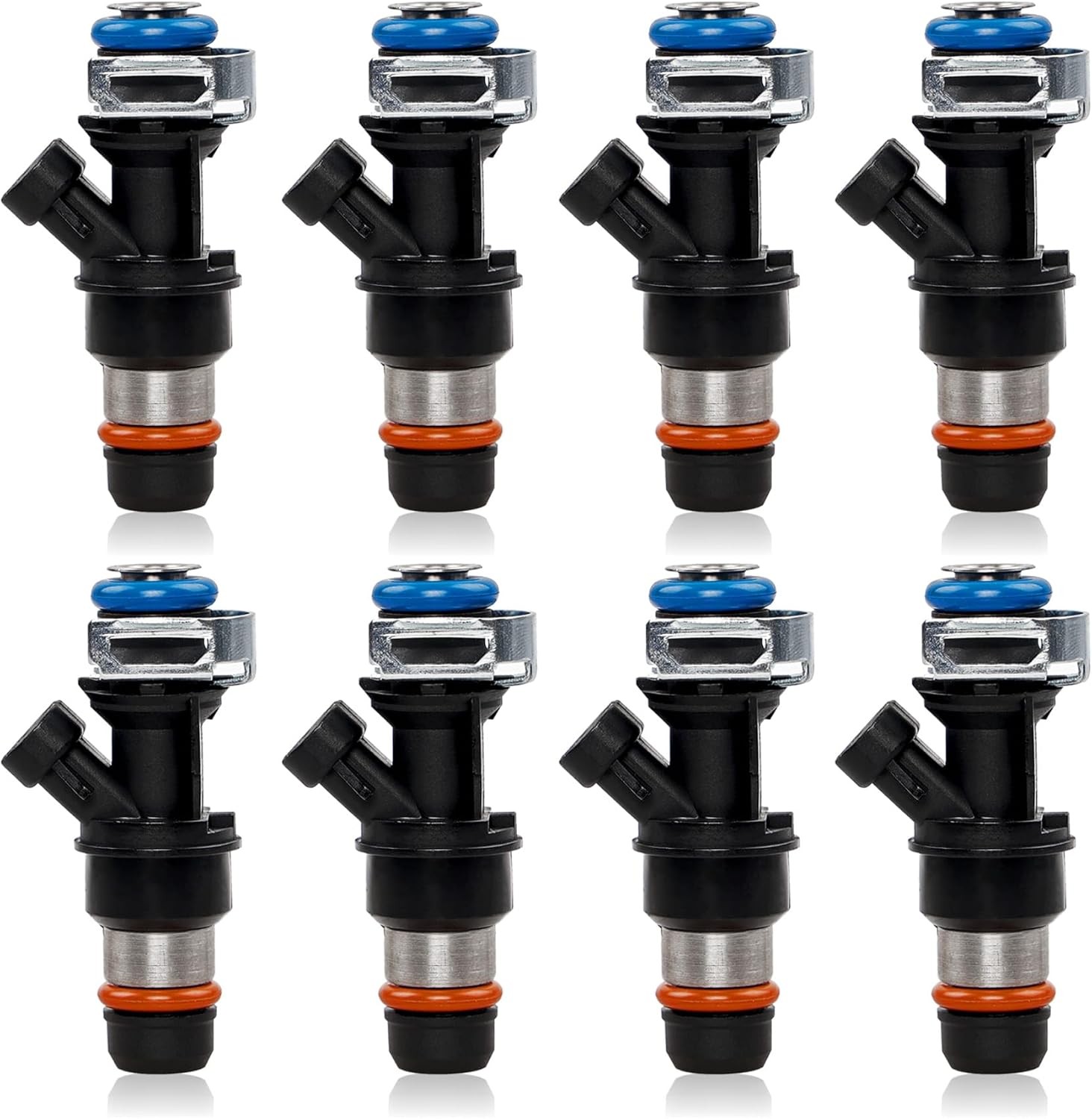 4.8 5.3 6.0 Fuel Injector 4 Holes 8Pcs, 3.15 inches (L x W) x 2.01 (H)
