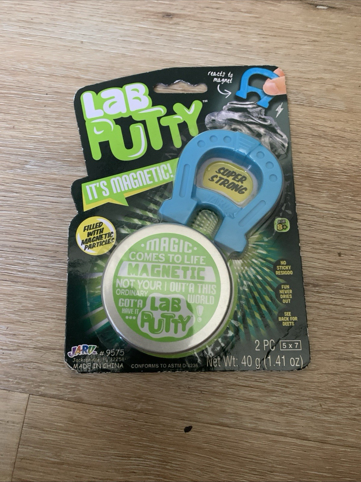 Ja-Ru Lab Putty w/ Magnet #9575 Super Strong 2 Pc New Sealed