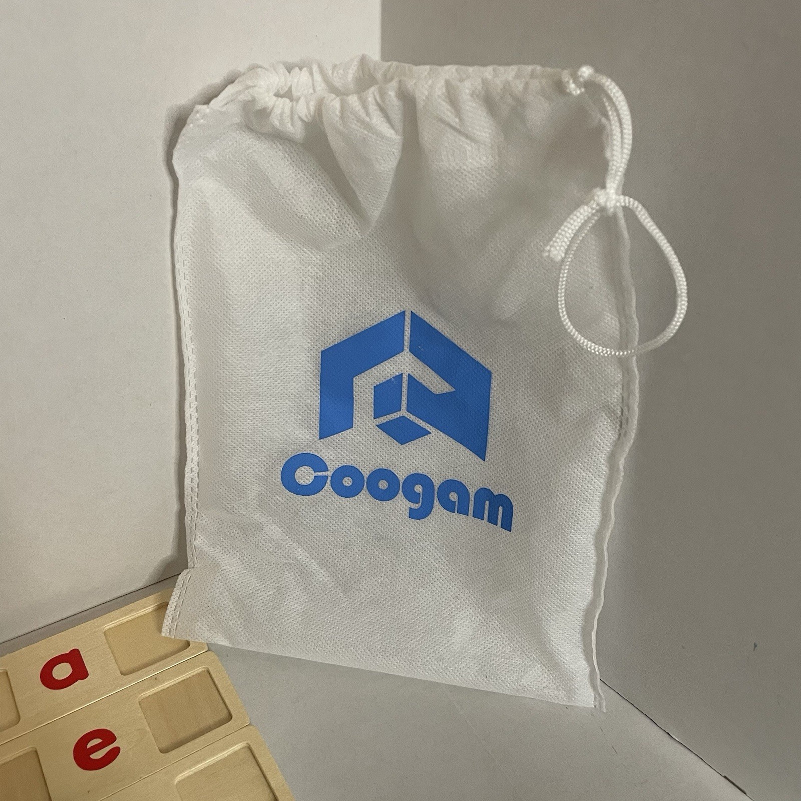 Coogam Wooden Short Vowel Reading Letters, Site Word Practice. No Cards.