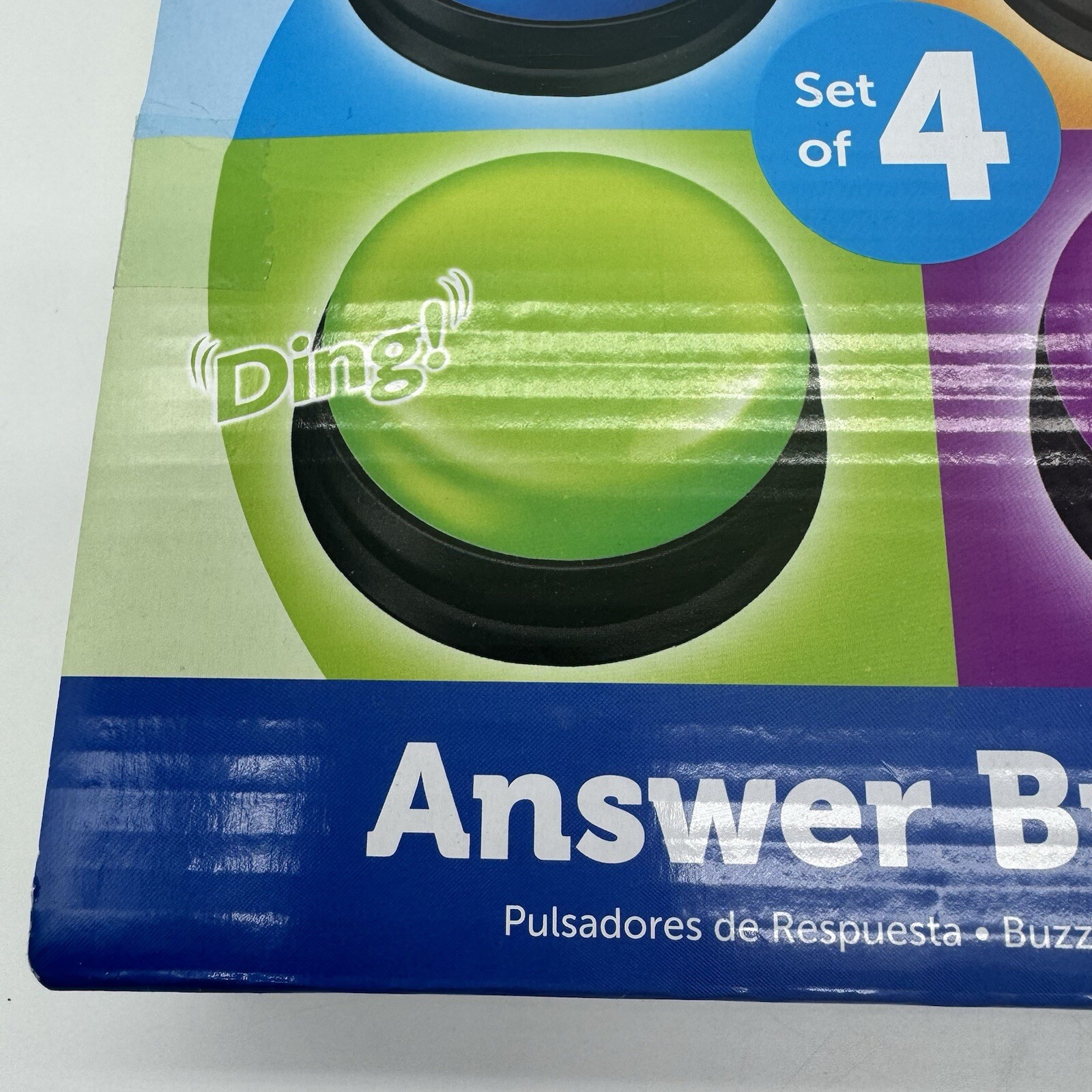 Learning Resources Game Show Answer Buzzers Multi Colored Lights & Sound Ages 3+