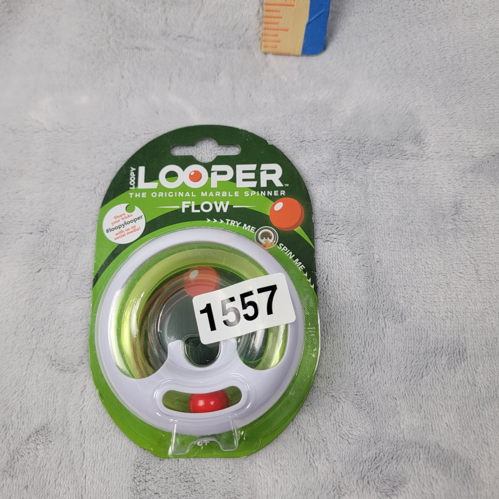 Loopy Looper Flow Marble Spinner the Original Green New Sealed