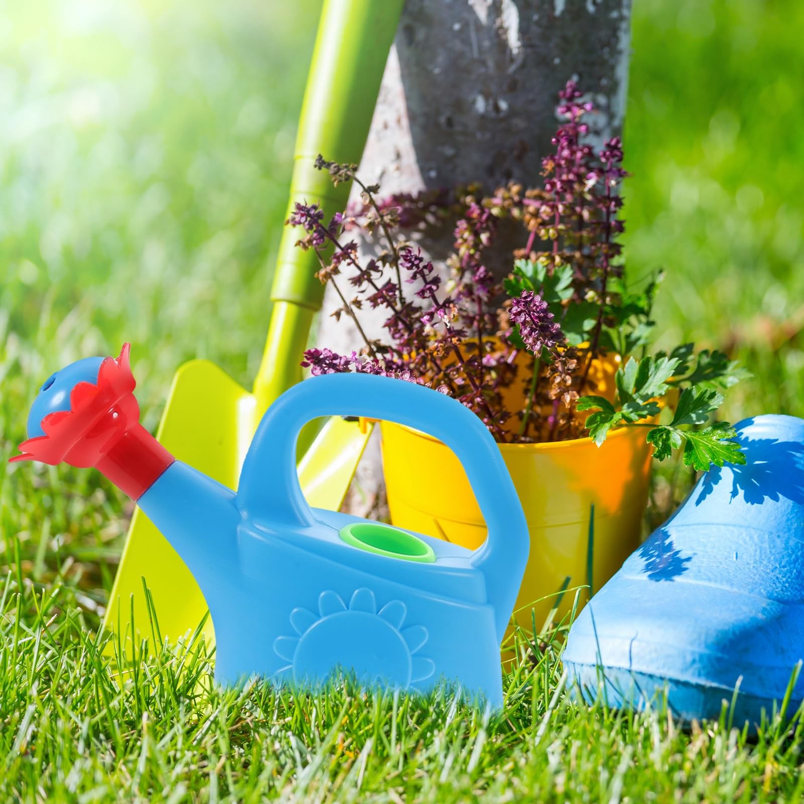 Plastic Watering Can, Chicken Can Toys 15*18.5cm, Random Color