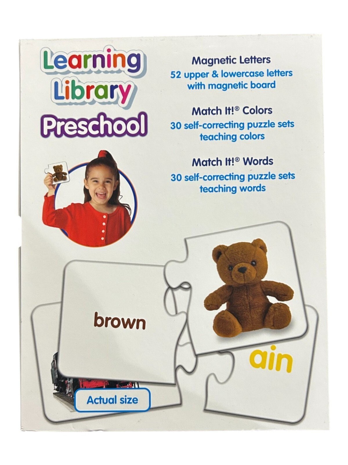 Learning Library Preschool Activity Puzzle Set, 114 Piece