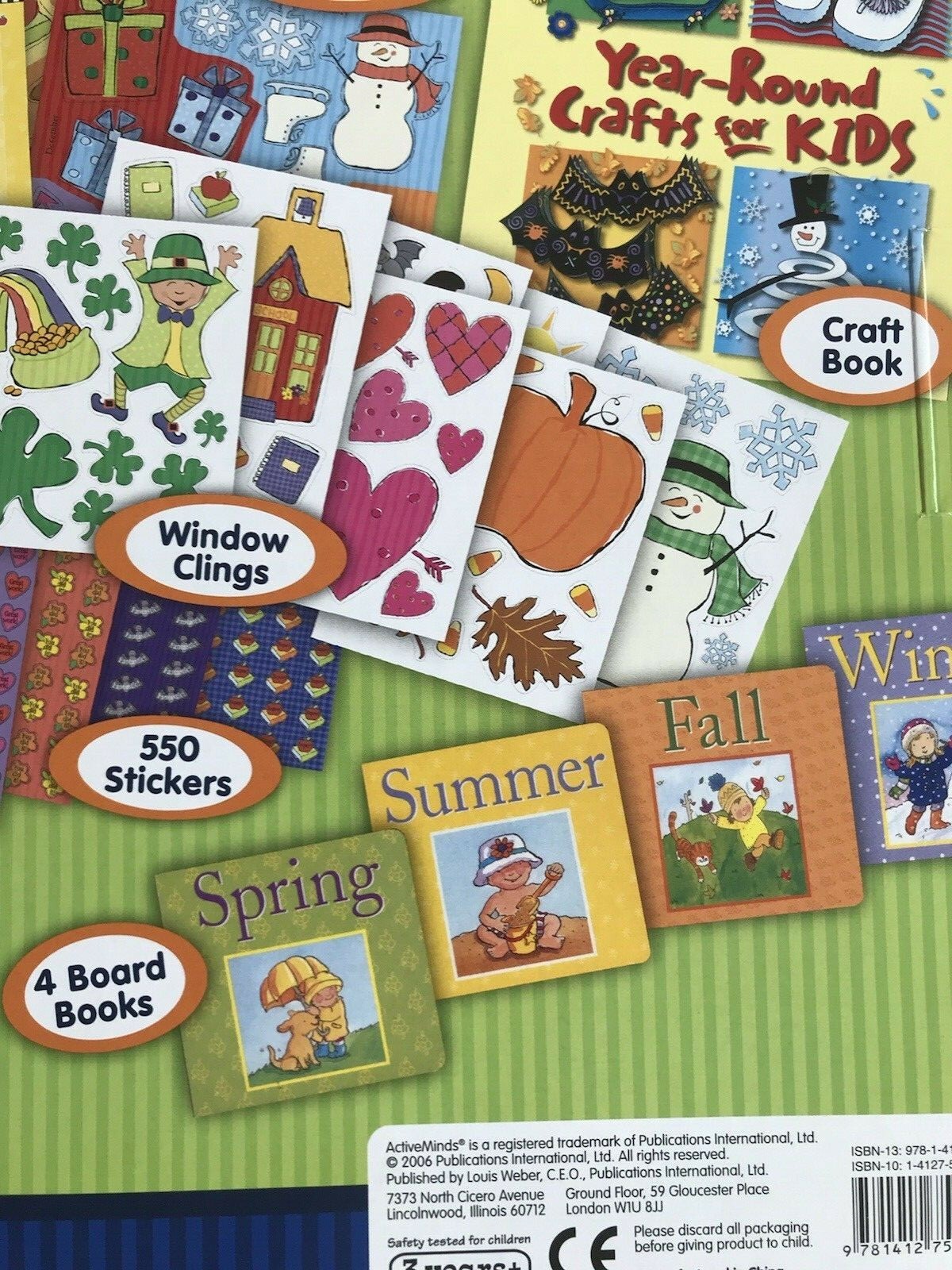 Seasonal Calendar Activity Kit Homeschool Preschool Educational New Active Minds