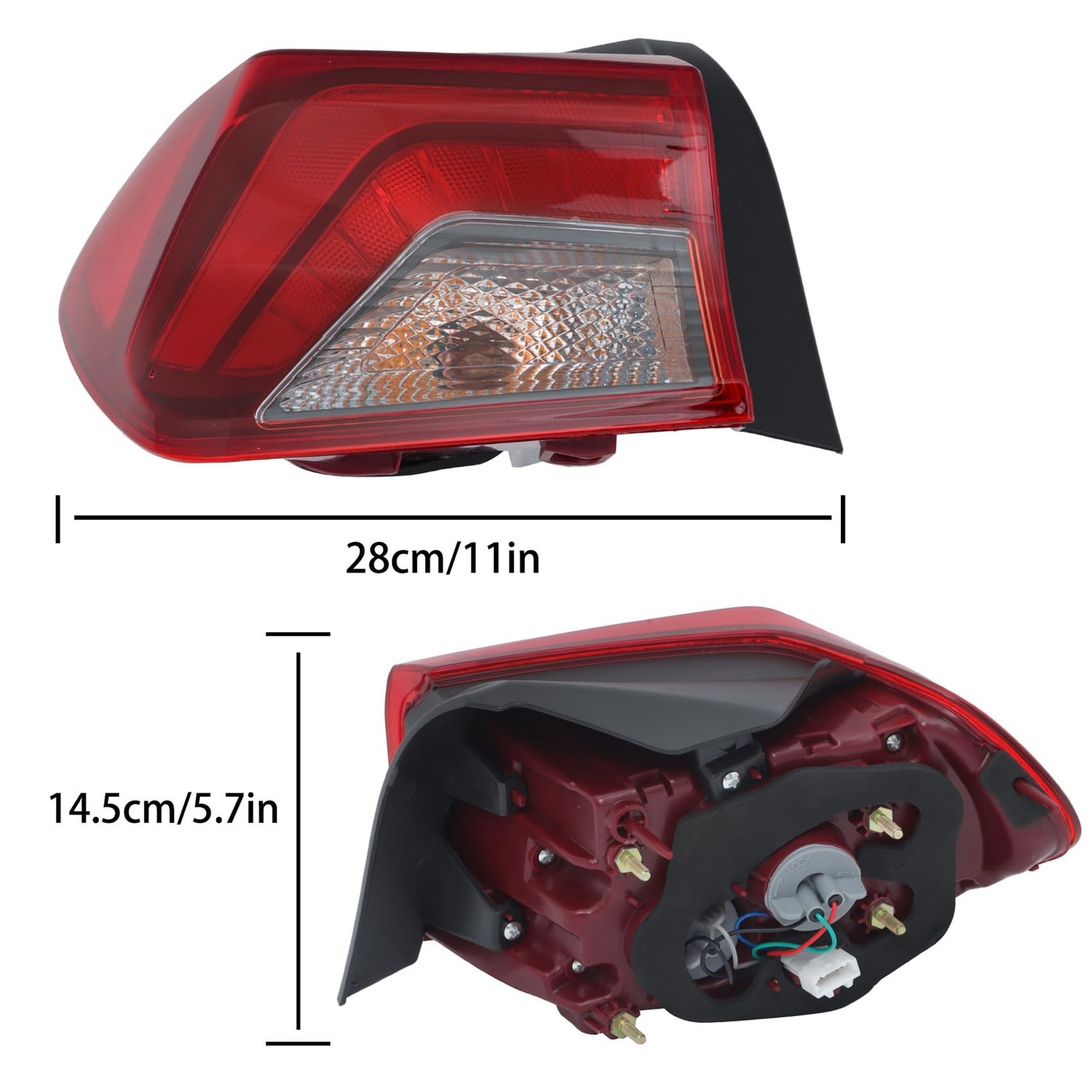 labwork Left Side Outer Tail Light Replacement for KIA K5 EX LX LXS 2021-2024…