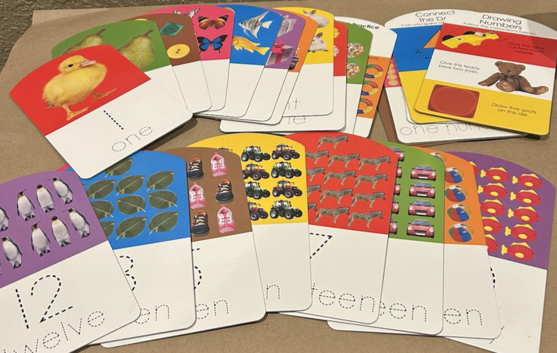 Let’s Count – Set of 26 Learn How To Count & Write Numbers Ages 3 and Up