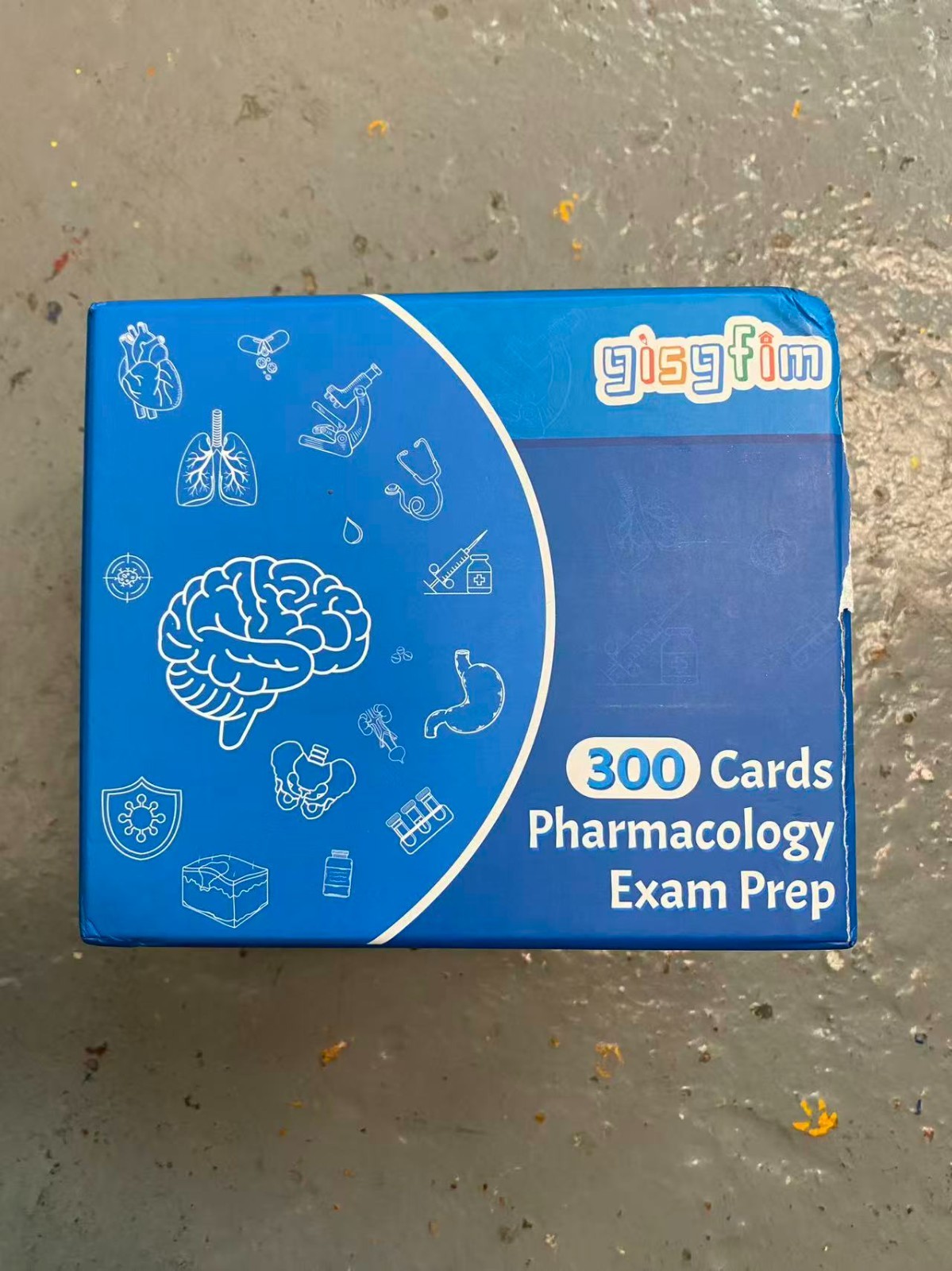 Top 300 Drugs Pharmacology Cards Portable Flashcards with Box Study & Review RN