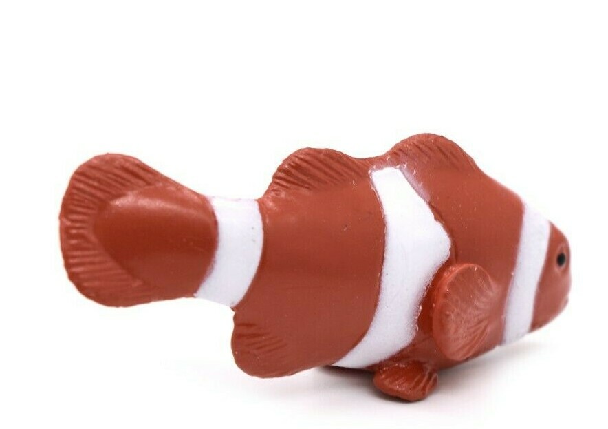 Clownfish, Reef Anemonefish, Rubber Fish Design, Realistic Figure, F1788B145