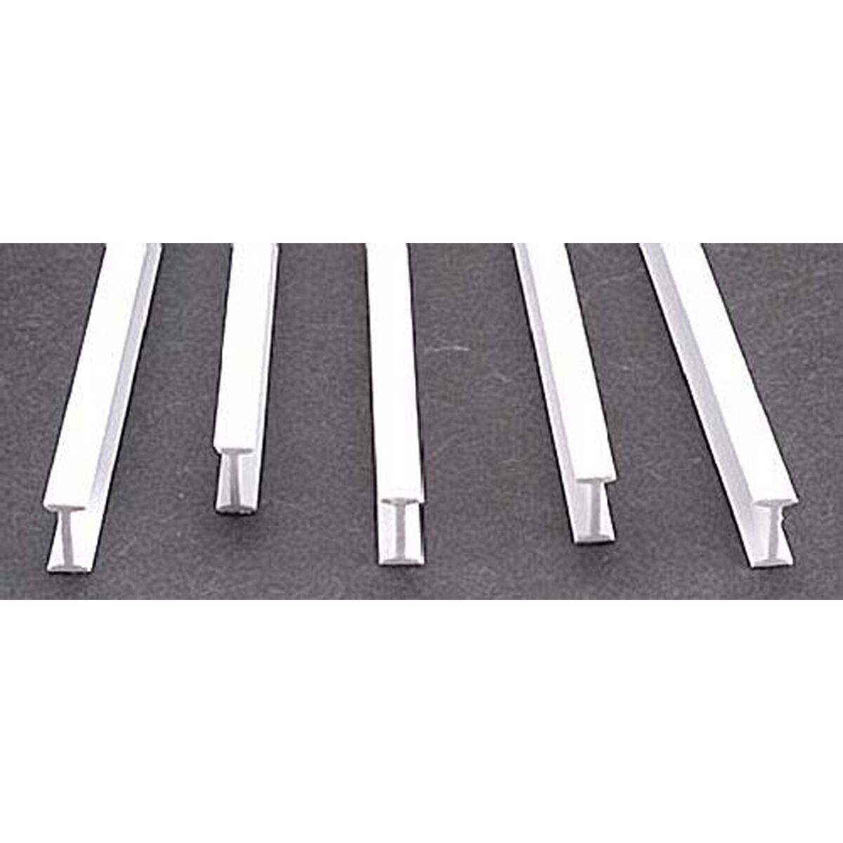 Plastruct 90519 BFS-14 White I Beams (5) 7/16″ H x 7/32″ W x .055″ T x 15″ Long