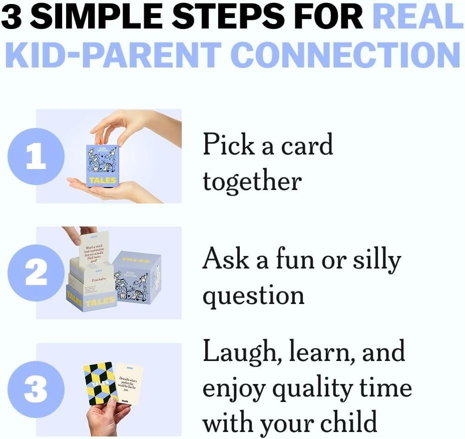 Interactive Kids Edition Conversation Cards – Family Bonding
