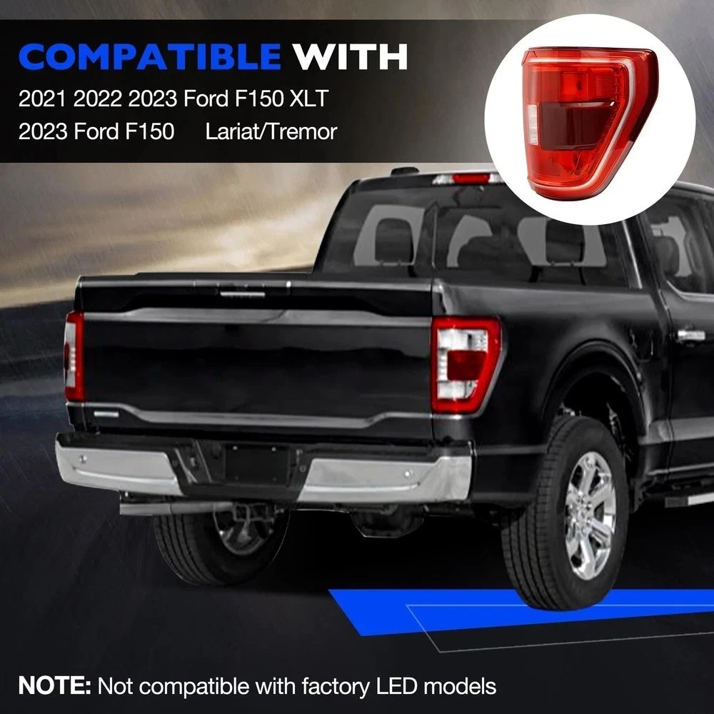 Tail Light with Blind Spot Compatible with 2021 2022 2023 Ford F150 XLT Rear …