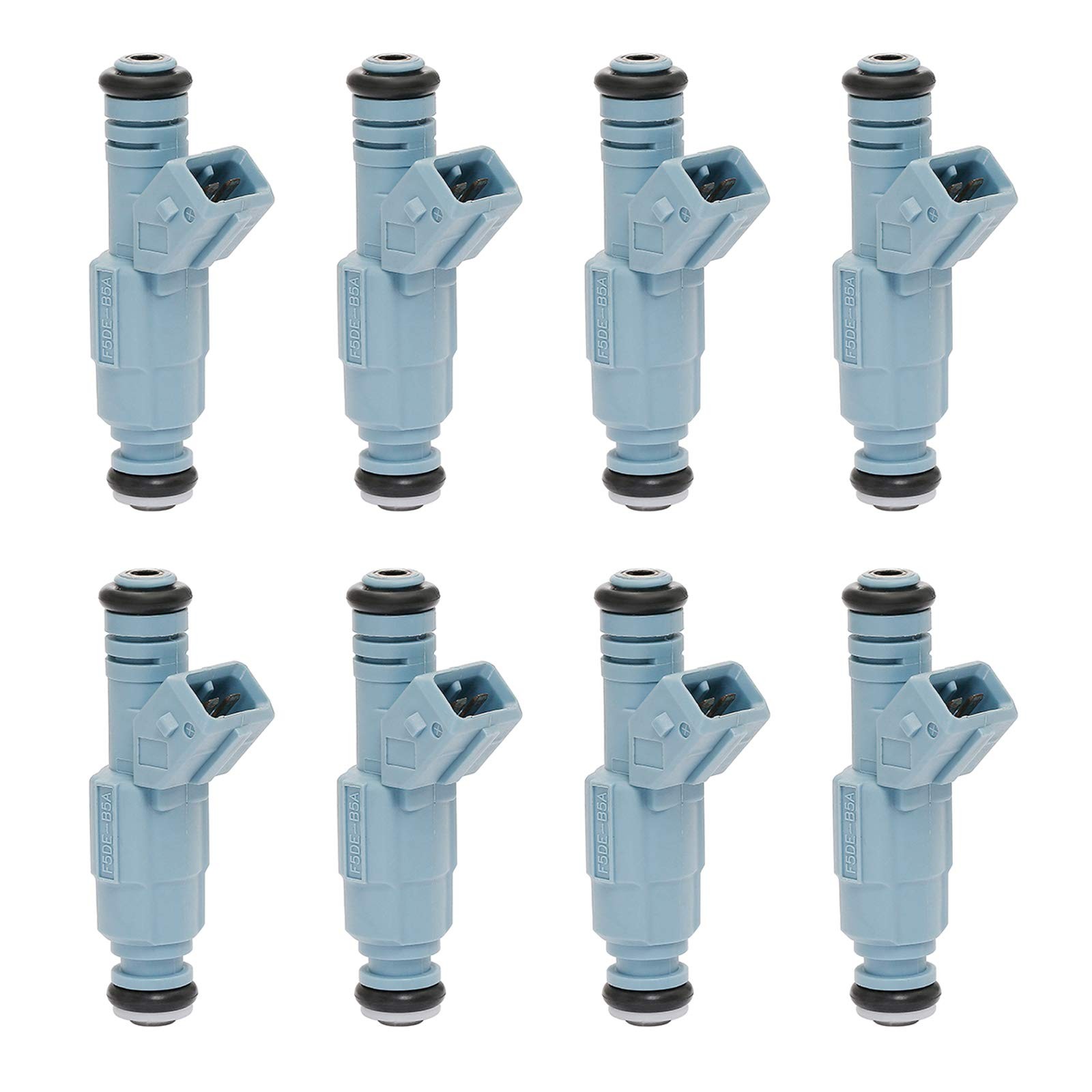 Fuel Injector 24LB 4 Holes 8Pcs | Replacement for 5.2 6.1 x 3.3 x inches