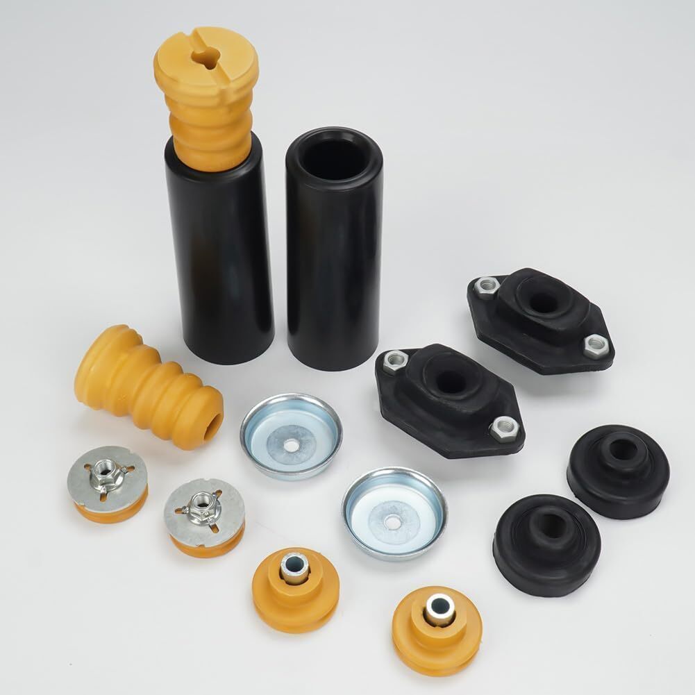 Rear Upper Lower Shock Mounts Grommets & Bump Stops Kit Compatible with E82 E87