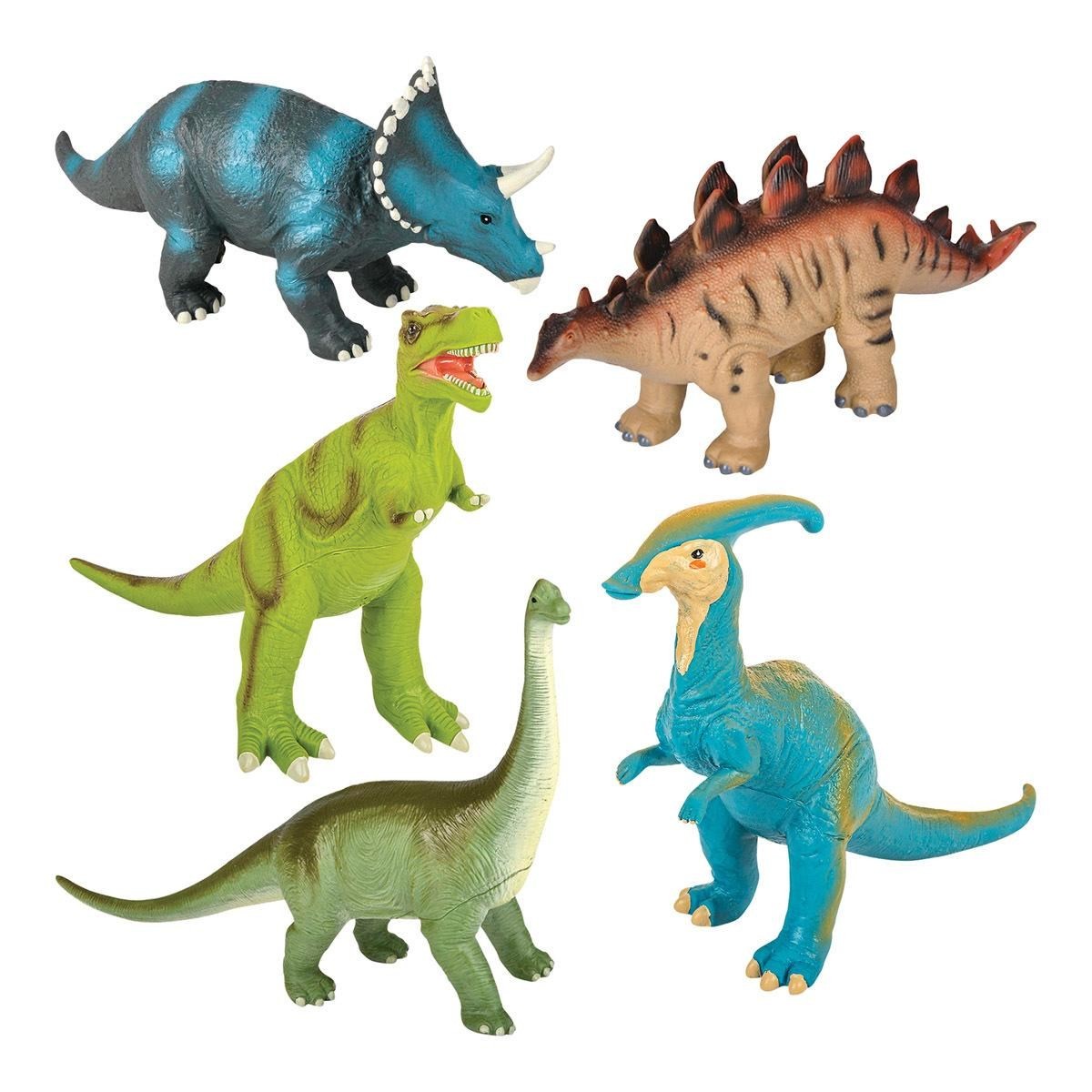 The Toy Network Soft Jumbo Dinosaurs – Set of 5