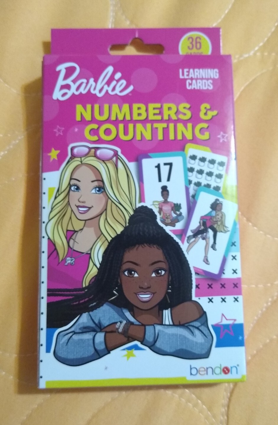 MATTEL Barbie & Friends Numbers & Counting Learning 36 Flash cards 🆕 Free ship!