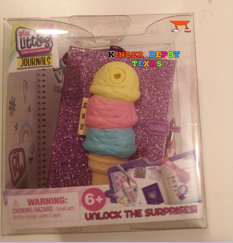 🍦Real Littles Journal Ice Cream Cone Style 🍨 50pages RL by Moose Shopkins