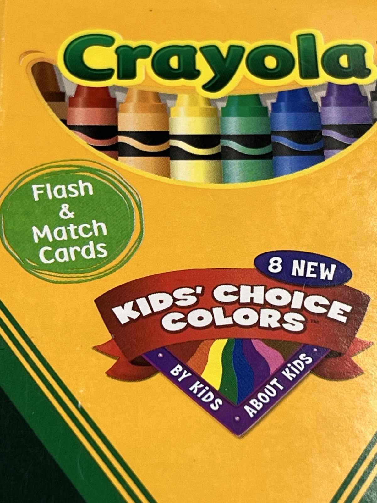 NEW Crayola Kids’ Choice Colors Flash & Match Cards Game w/ Decoder Pen Holder
