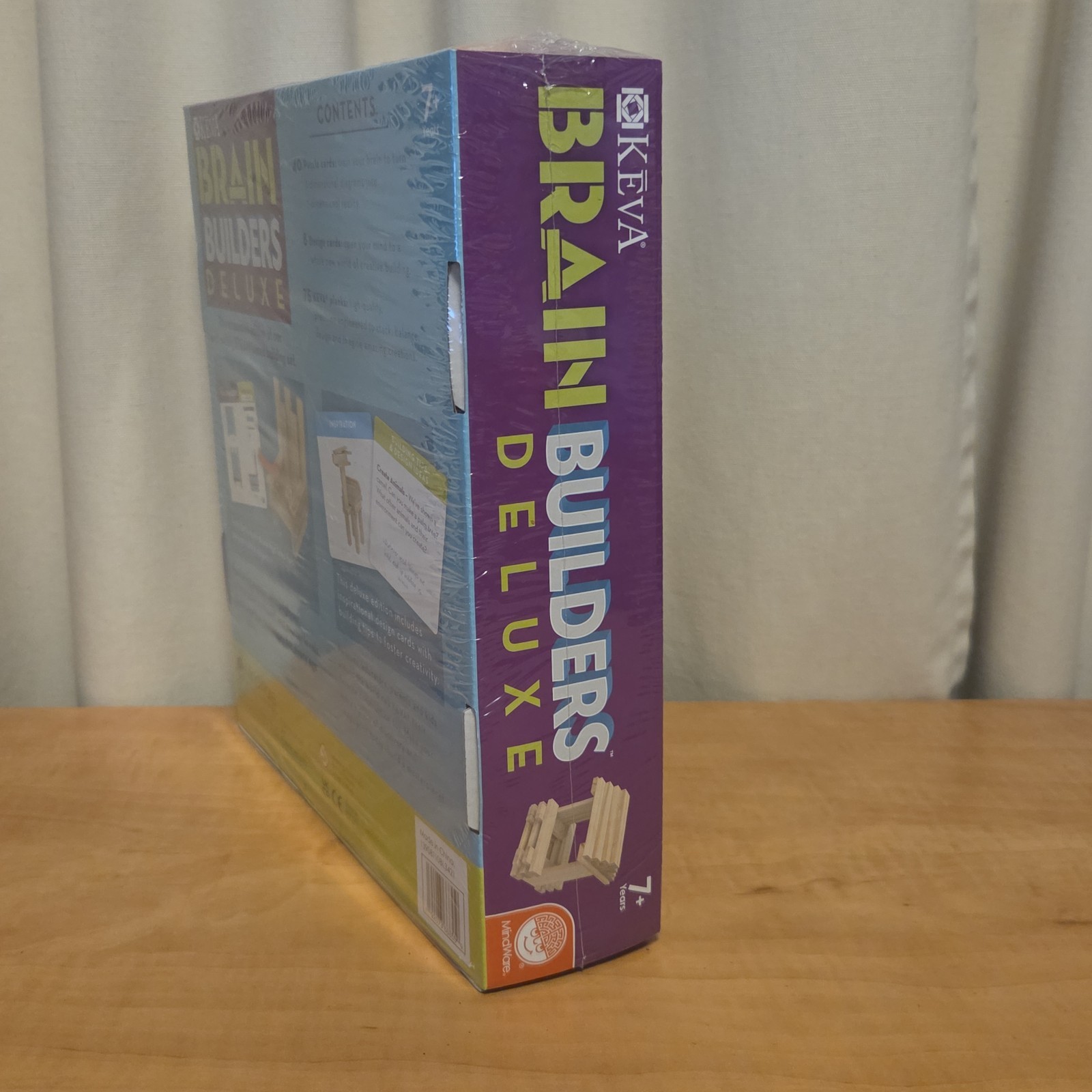 Keva Brain Builders Deluxe Mindware New and Sealed 2019 Turn 2D diagrams into 3D